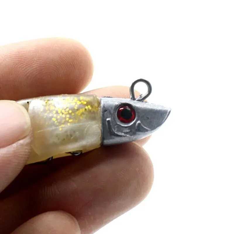 BUR 10cm 15.5g 13cm 26g T Tail Soft Lure Jig Soft Fishing Lure With Baed HookXJ241128