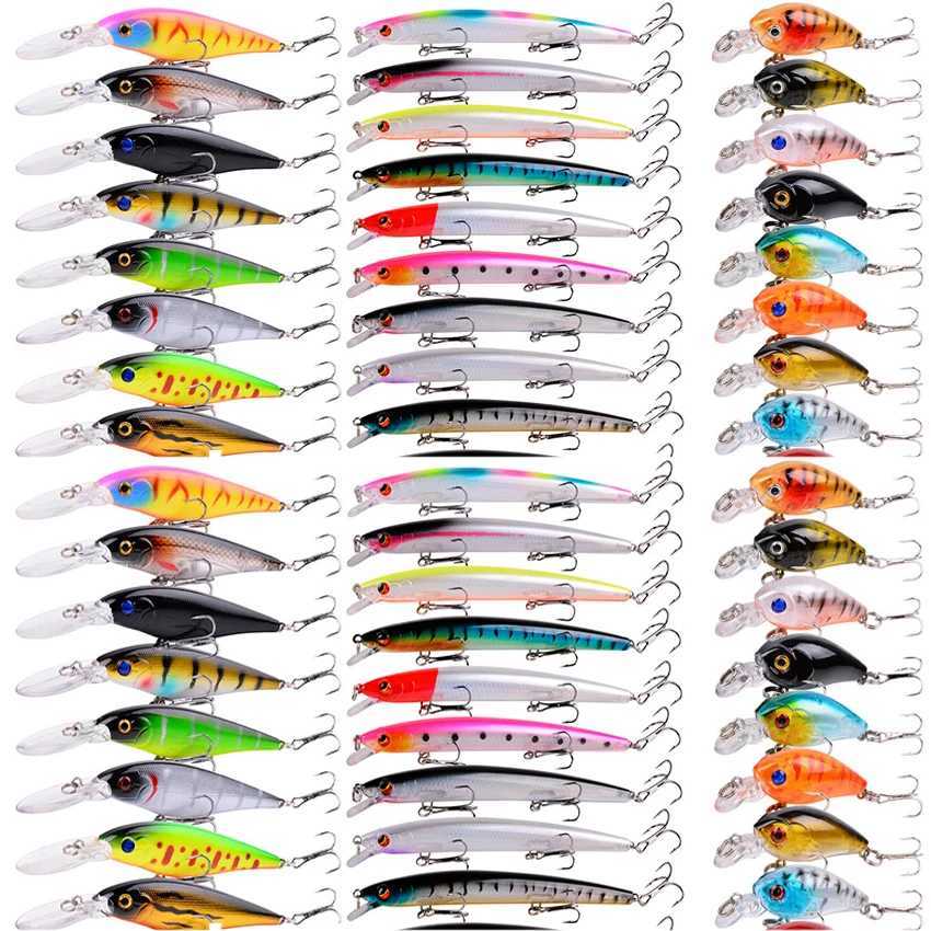 3/5/8pcs Fishing Lure Set Fishing Hard Bait Mini Minnow Floating Swing Crankbait Crazy Wobbrs Artificial Bionic Crank LuresXJ241128