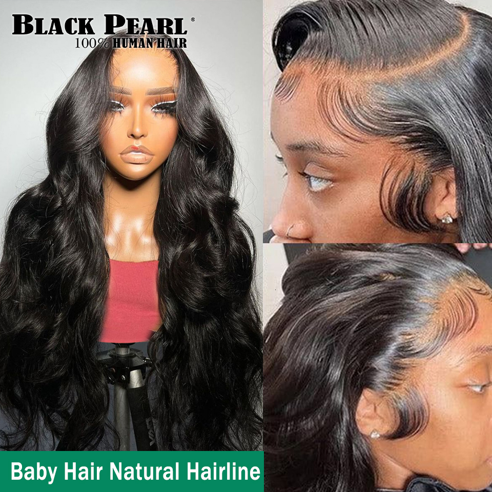 13X6 Brazilian Body Wave Wigs Full Glueless 13X4 HD Transparen Human Hair Lace Frontal Wig