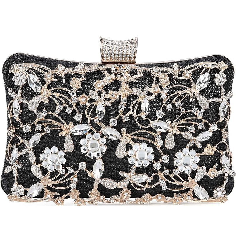 designer bag luxury Womens Crystal Evening Clutch Bag Rhinestone Wedding Handbag Purse for Bridal Prom Cocktail Party Evening Bag Handbag Wedding bag