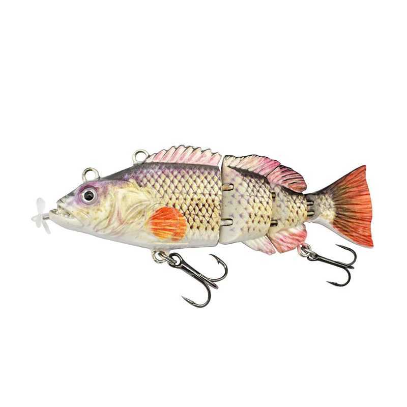 10cm NEW Small Robotic Swimming Lures Fishing Auto Ectric Lure Bait Wobbrs For Swimbait USB Rechargeab Flashing D LightXJ241128