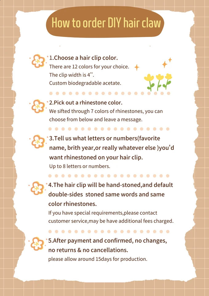 Fashionable custom rhinestone letter hair claw bucket personalized name vinegar hair clip for womens birthday gift 241205