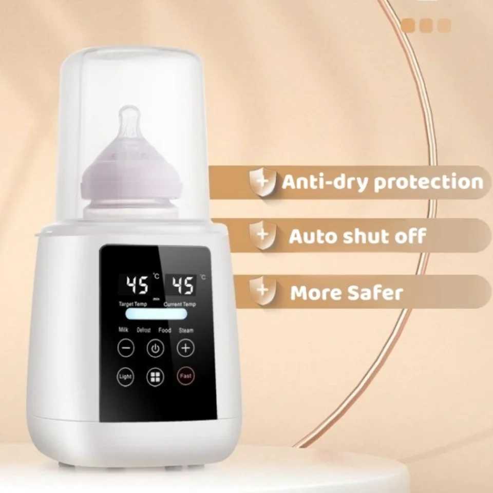 Bottle Warmers Sterilizers# Baby Bottle Warmer Sterilizer 6-in-1Multifuntion Breast Milk Warmer Accurate Temperature Control Baby Bottle Heater S24126