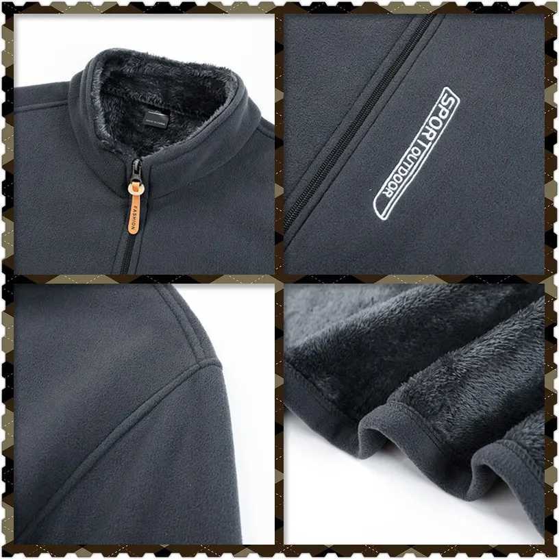 Winter Mens Double-sided Velvet Casual Jacket with Zipper Stand Collar and Velvet Warm JacketXJ241206