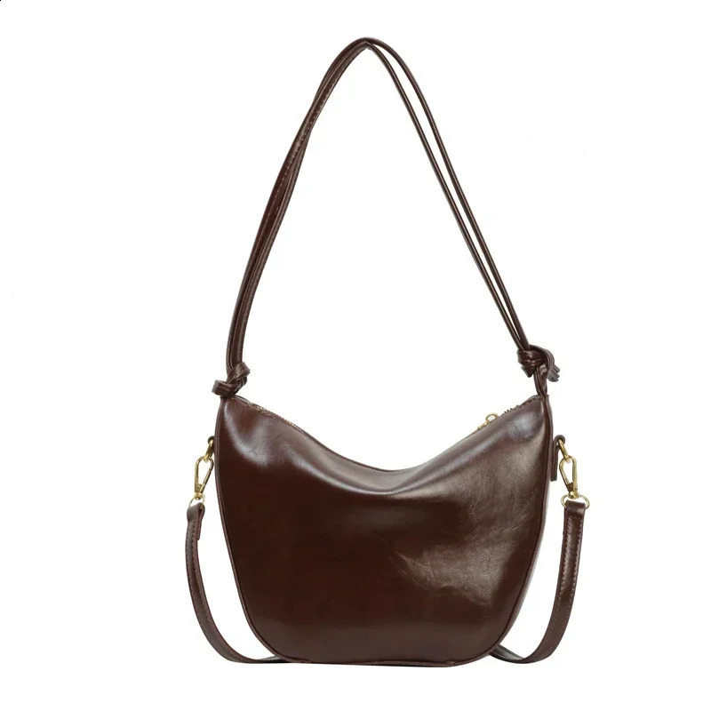 Sewing Thread Casual Solid Shoulder Bags Interior Compartment Fashion High Quality Bags for Women Zipper Pu Womens Handbags 241205