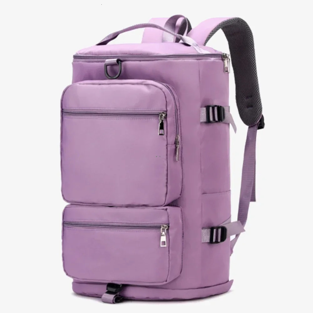 Women Large Travel Backpacks Waterproof Stylish Casual Daypack Bags with Luggage Strap Backpack Ladies Sports Yoga Luggage Bags 241206