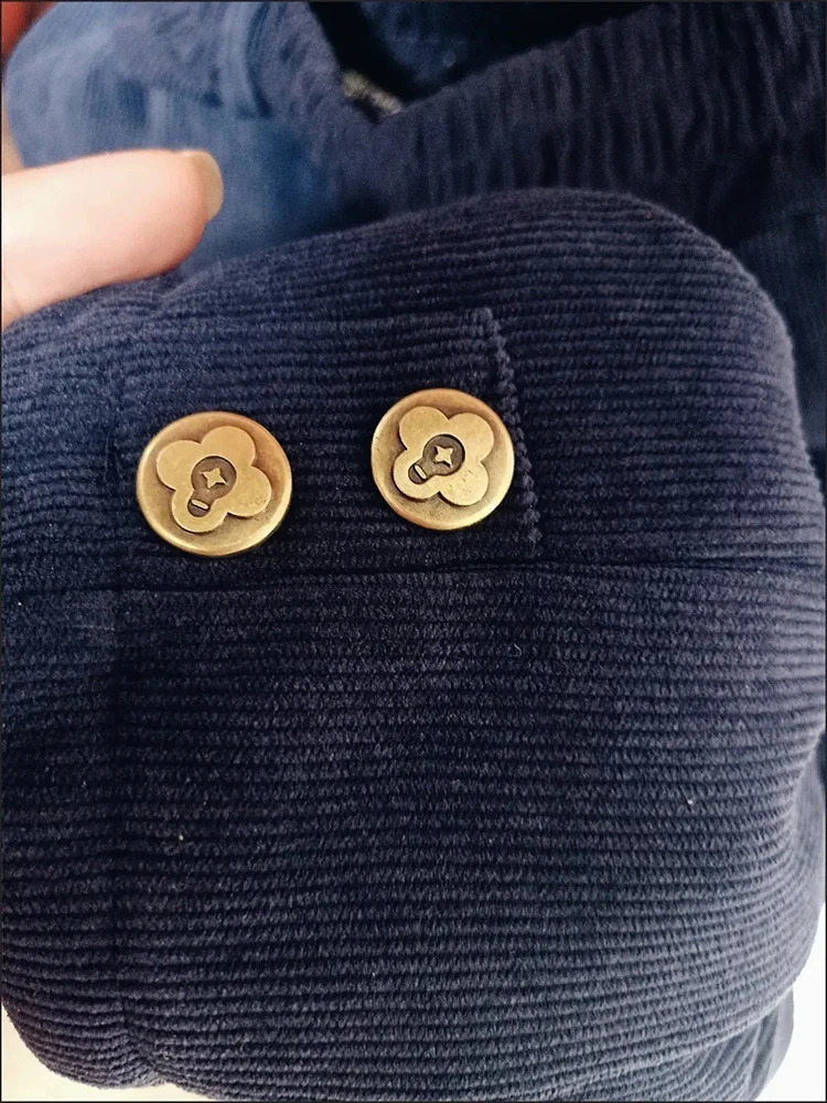 Corduroy velvet lined warm harem ankle pants winter thick womens jogging pants casual chiffon sports pants 241202