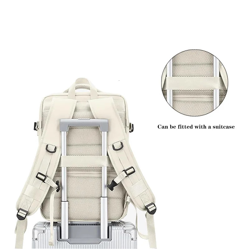 Travel Backpack for Women Expandable Weekender Hiking Laptop Backpack with USB Port Large Waterproof 40L Mens Backpack 241206