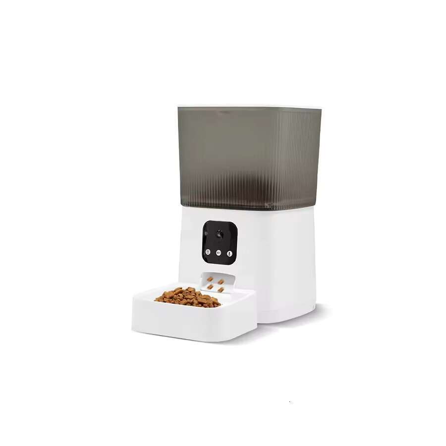 Dog Feeders New Slow Auto Dog Cat Smart Wifi Mobile Phone App Remote Control Microchip Automatic Pet Feeder With 7L H250218