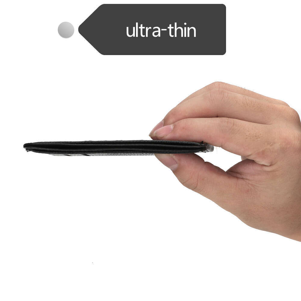 Pu Holder Wholesale Ultra-Thin Small And Exquisite, Large Capacity Multi Slot Student Card Bag Women, Short Wallet For Women B4