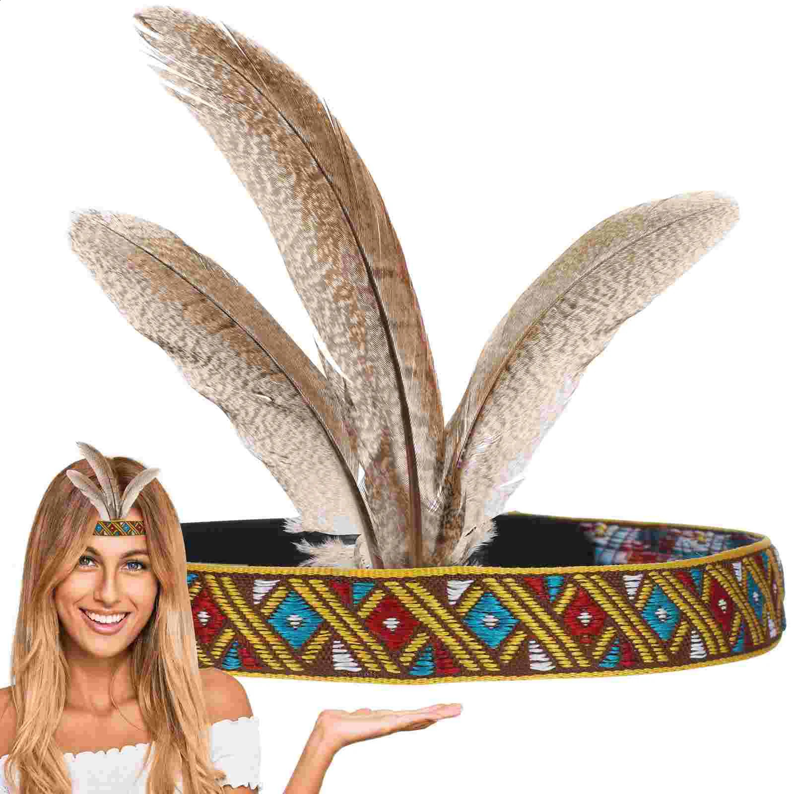 Headpieces Headdress Makeup Headband Party Hair Accessory Indian Child Headwear 241122