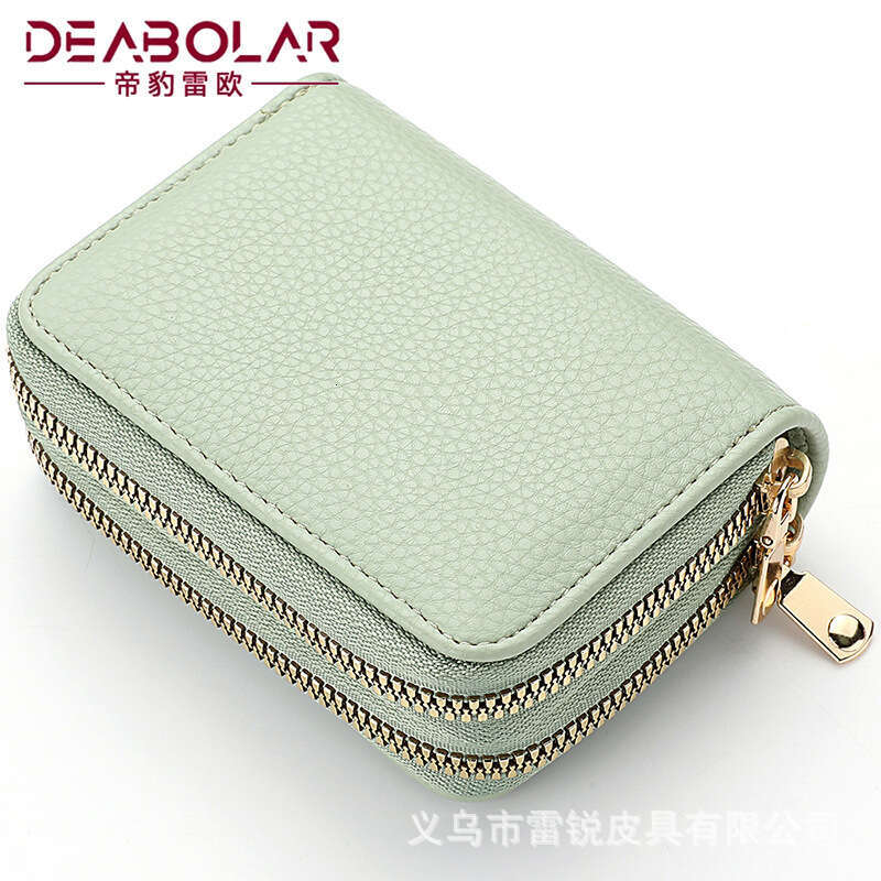 Multi Functional Wholesale New Accordion Bag Double-Layer Zipper Women's Wallet Large Capacity PU Card Holder Fashionable Quality Classic B3