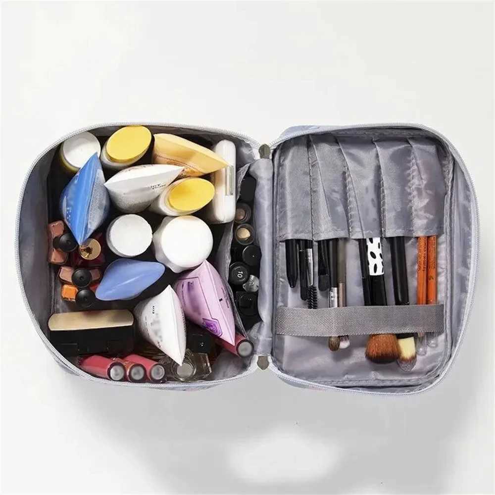 Large Capacity Portable Cosmetic Bag For Women Waterproof Makeup Bag Toiletries Organizer Storage Cases Zipper W Beauty PouchXJ241206