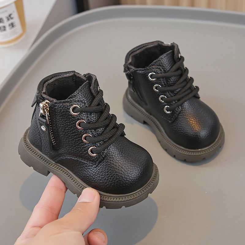 Children Winter Shoes Baby Girls Boys Snow Boots Outdoor Waterproof Kids Plush Boots Anti Slip Soft Sole Infant Toddler ShoesXJ241206