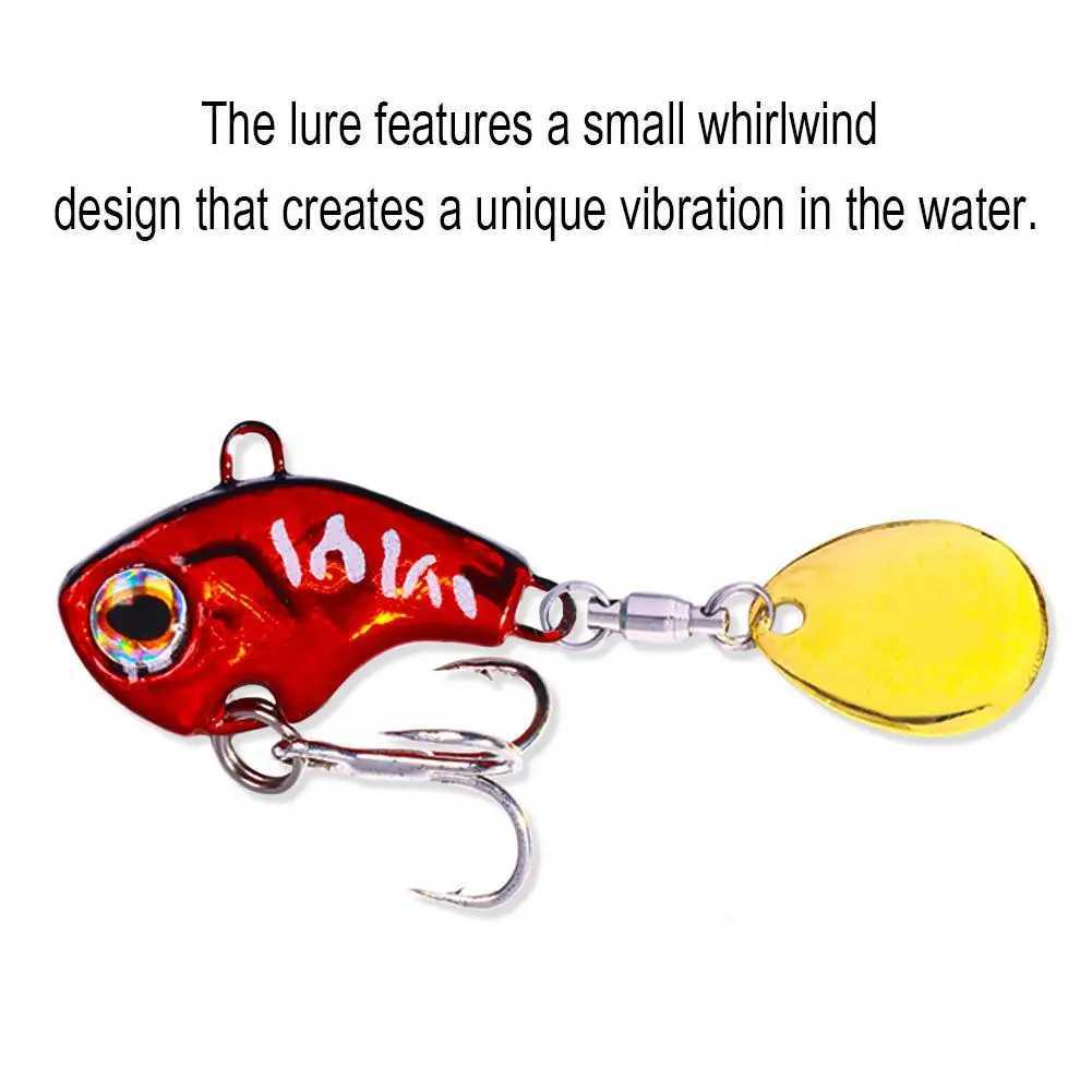 Tail Spinner Lure Metal VIB Rotating Tail Swimbait Trout Lures Spinner Baits For Bass Fishing Spin Tail Fishing Jigging LureXJ241128
