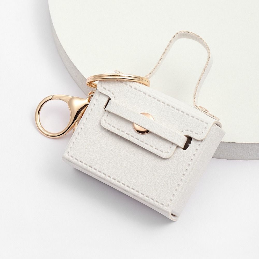 New Mini Keychain Cute Small Square Bag Keychain Designer Candy Color Pendant Creative Backpack Hanger Car Decoration DIY Accessories bag