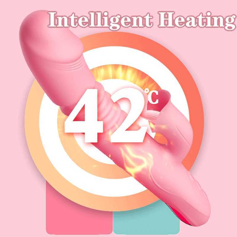Vibrator for Women Tongue Licking Dildo Clitoris Stimulator G-Spot Vaginal Massager Powerful Adult Sex Toy Female Heat VibratorXJ241206