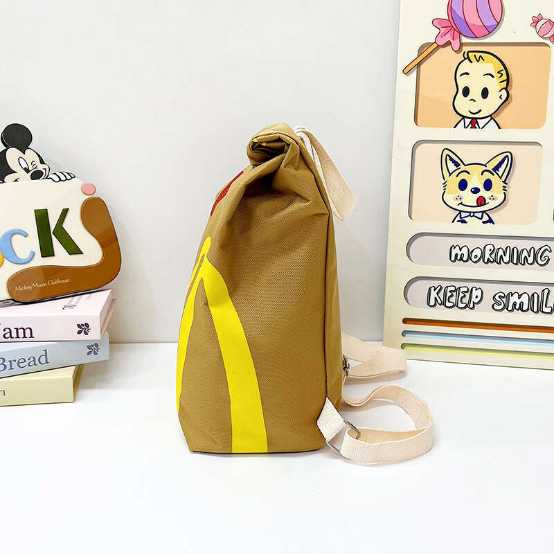 2024 Autumn/Winter New Trendy McDonald's Shoulder Students to Use in Class, Large Capacity Commuter Bag for Women