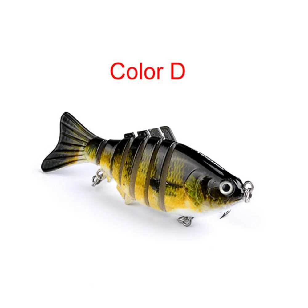10cm 15.2g Wobbrs Pike Fishing Lures Artificial Multi Jointed Sections Artificial Hard Bait Trolling Pike Carp Fishing ToolsXJ241128
