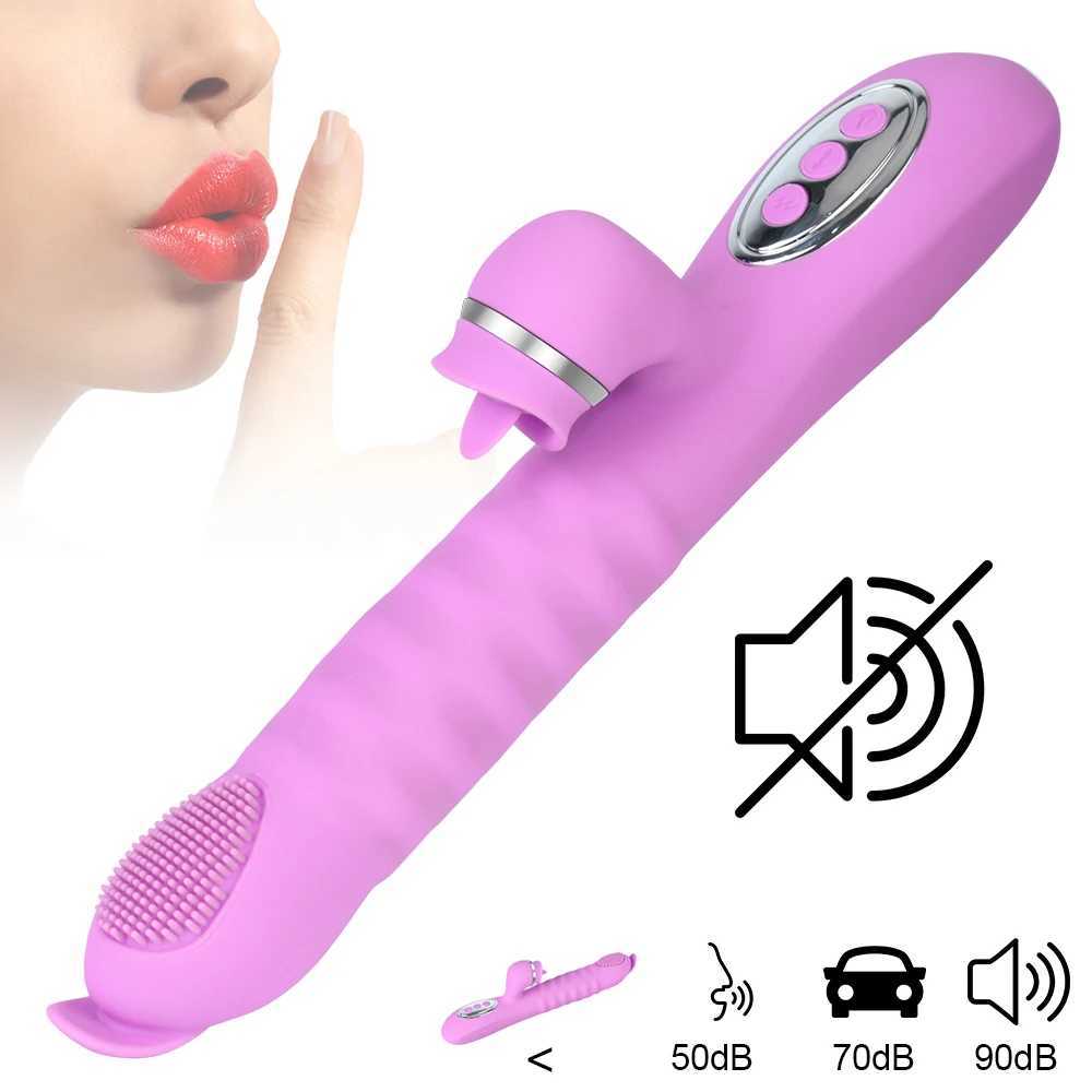 25cm Big Dildo Brush Vibrator For Women Clitoris Licks Vaginal Anal Plug Female Masturbator Sex Toys Erotic Products Magic WandXJ241206
