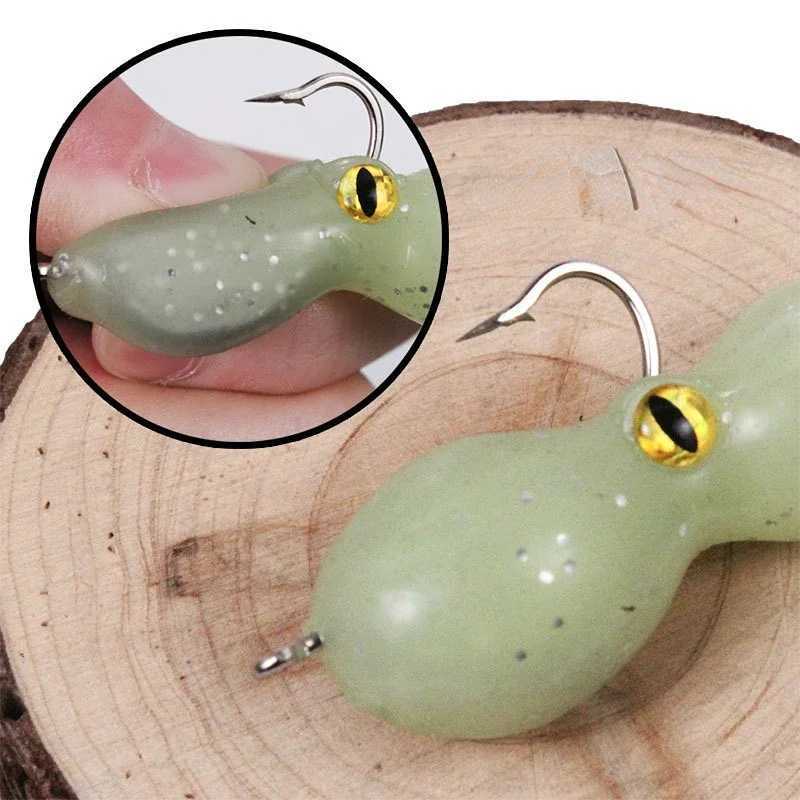 Octopus Bait Doub Hook Artificial Silicone Soft Bait Trip Sinker Octopus Swim Ring for Bass Trout Shad Fishing LureXJ241128