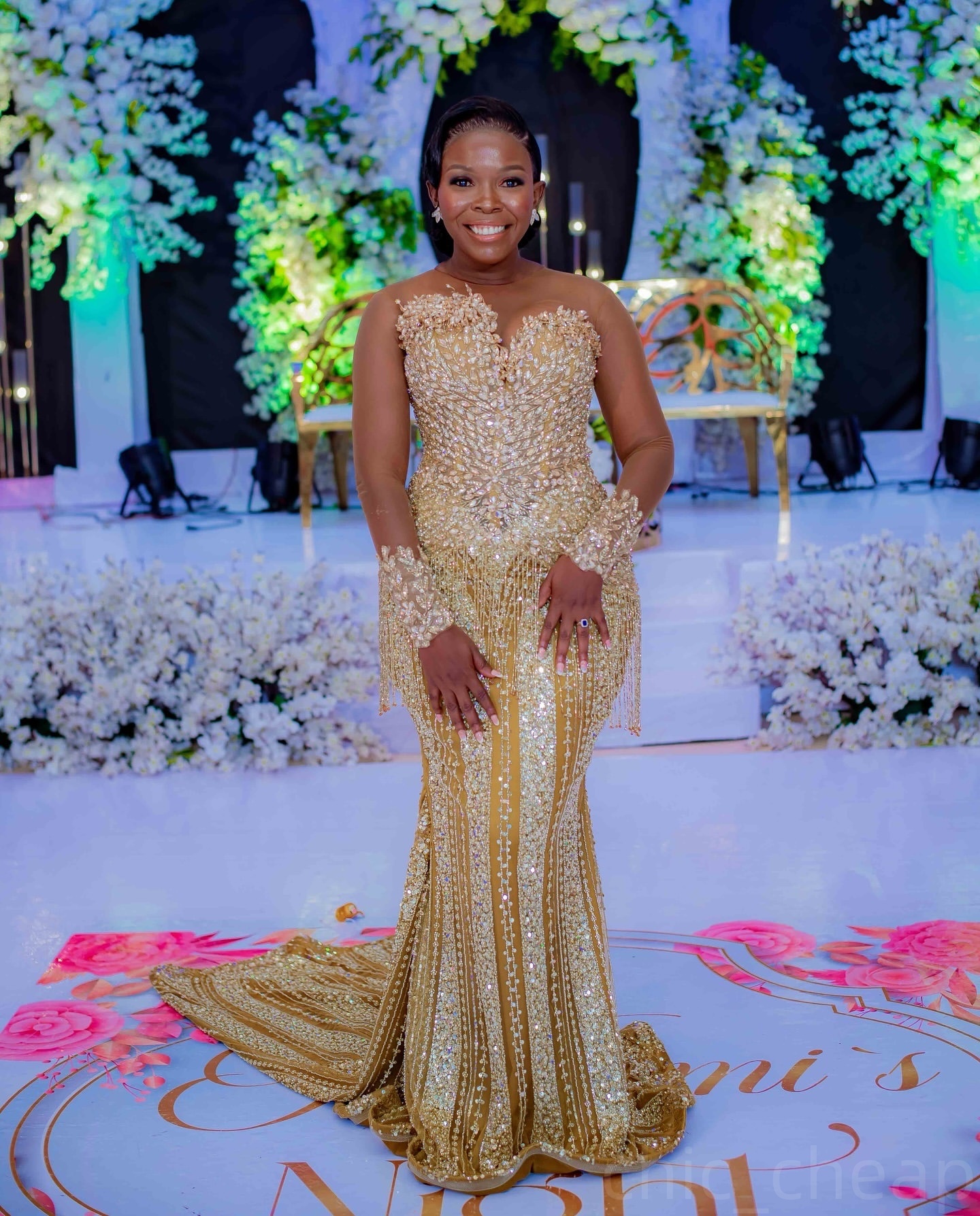 Gold Illusion Mermaid Prom Dresses 2025 Lace Rhinestones Tassels Evening Formal Party Second Birthday Engagement Gowns Plus Size Dress For Special Occ
