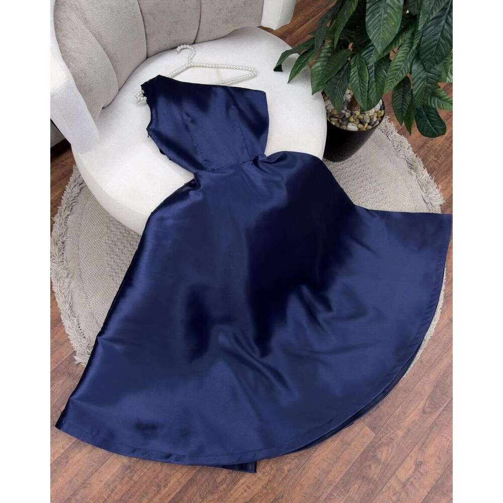 Customized One Shoulder Prom Sleeveless Pleated Beadings or Length Party Gowns Evening Dresses