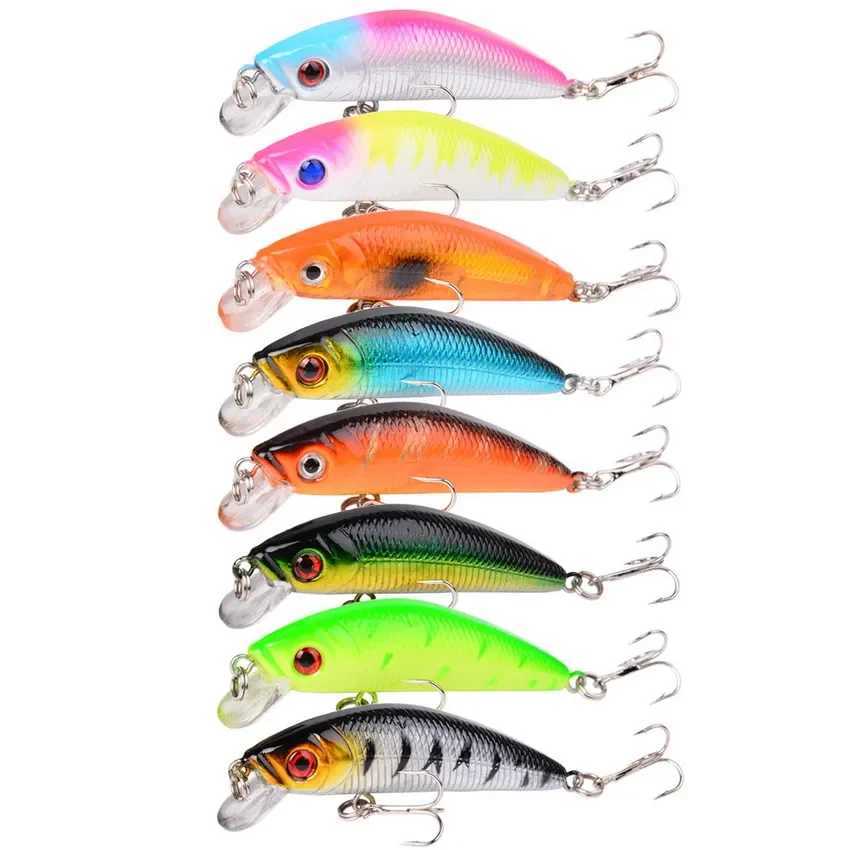 8g 7cm 1pcs Minnow Lure Fishing Tack Fishing Kit Hard Bait Jig Wobbr Lures Plastic Lure Fish Feeder Fishing LureXJ241128