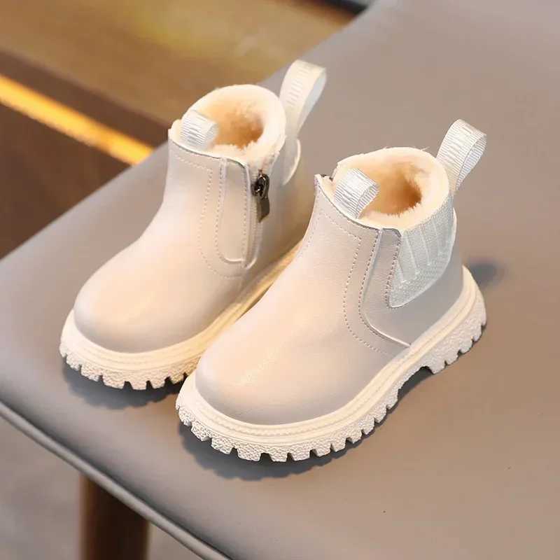 Autumn Winter Baby Kids Short Boots Super Warm Boys Girls Shoes Pu Leather Children Boots Fashion Toddler Boots Kids Snow ShoesXJ241206