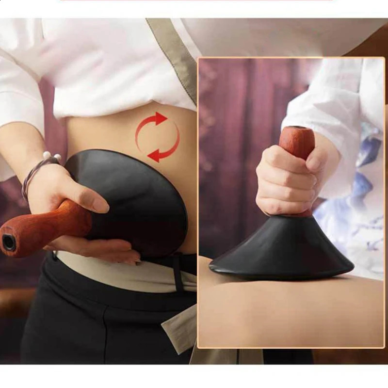 Guasha Natural Energy Stone Moxibustion Tool Stone Food Scraper Electric Back Massager Hydrotherapy Relaxation Pressure 241206