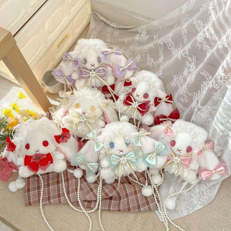 plush cute new JK rabbit girl birthday gift Lolita crossbody bag