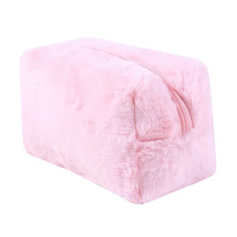 Plush Makeup Bags for Women Soft Travel Cosmetic Bag Organizer Case Young Lady Girls Make Up Case Necessaries Storage BagXJ241206