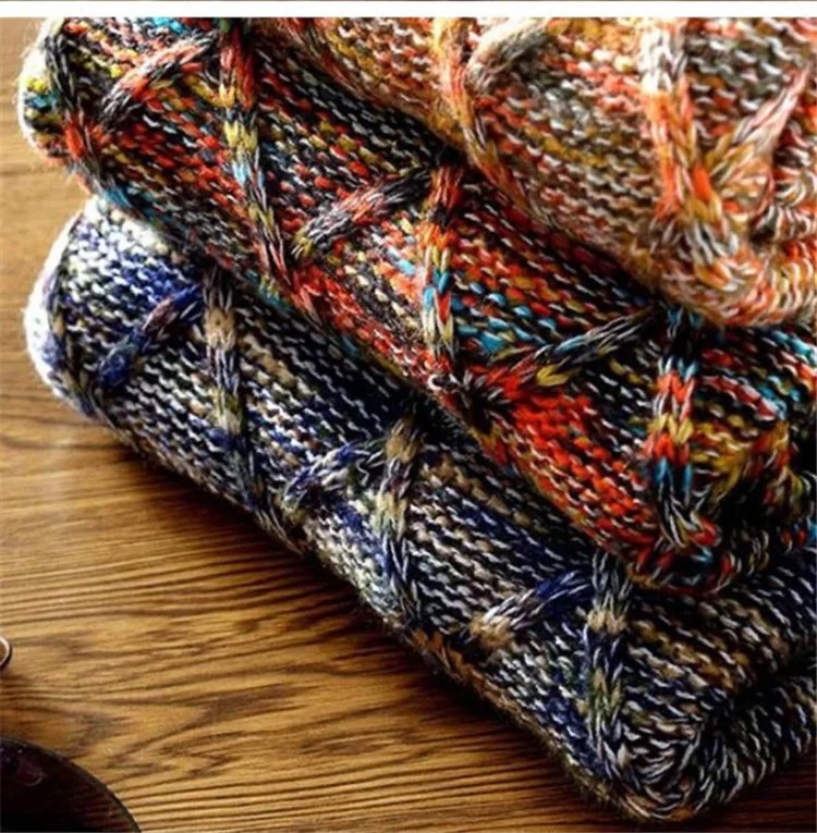 Winter Men Thick Knitted Sweater Round Neck Innerwear Long Sleeve Outerwear Clothes Urban Style Daily Use 241206