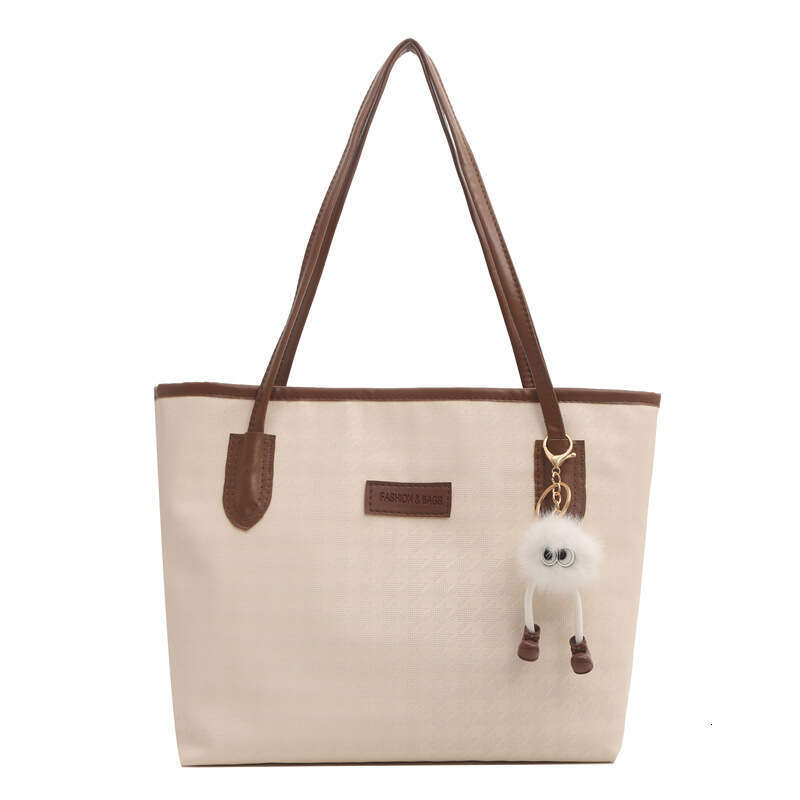 Tote Women's New Large Capacity Commuting Versatile Spring And Summer Shoulder College Student Class Bag, Fashionable Quality Classic B4