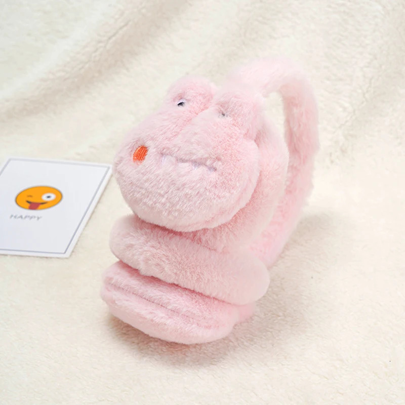 ly arrived plush retractable earmuffs for children providing warmth and winter protection. Cute dinosaur earmuffs for girls and boys 241205