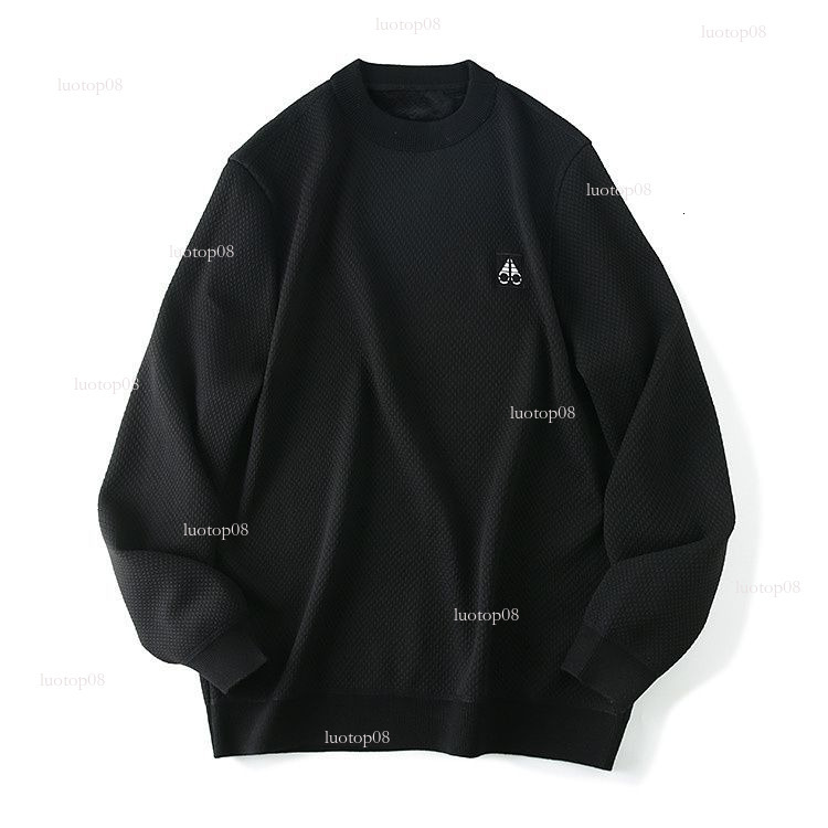 mens hoodie Light luxury mooses designer hoodie High end air layer embossed heating warm velvet winter couple high end pullover hoodie sweatshirt TOP