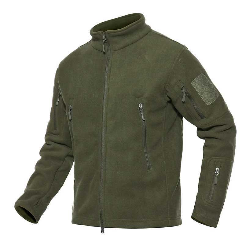 Winter Fleece Jacket Men US Military Tactical Clothing Thermal Casual Outerwear Patchwork Male Frock Coat Windproof Jackets 4XLXJ241206