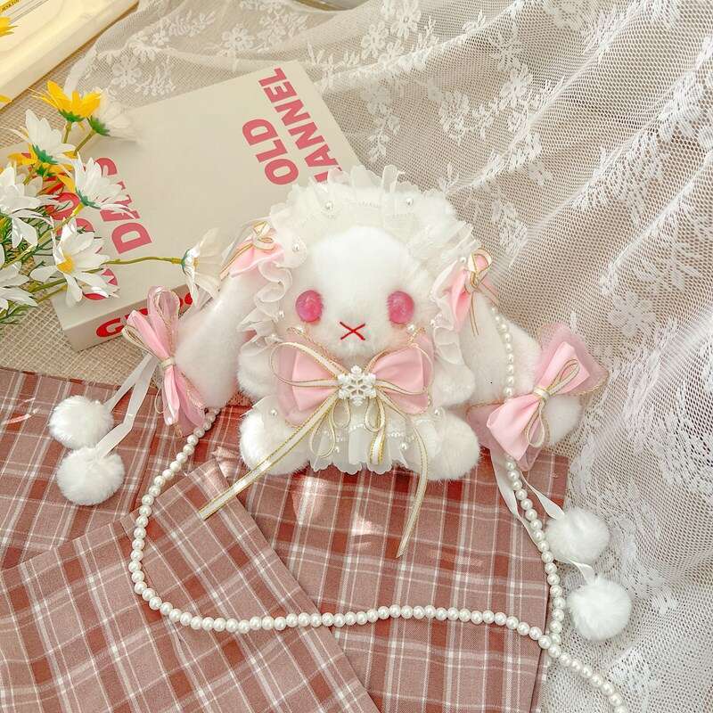 plush cute new JK rabbit girl birthday gift Lolita crossbody bag