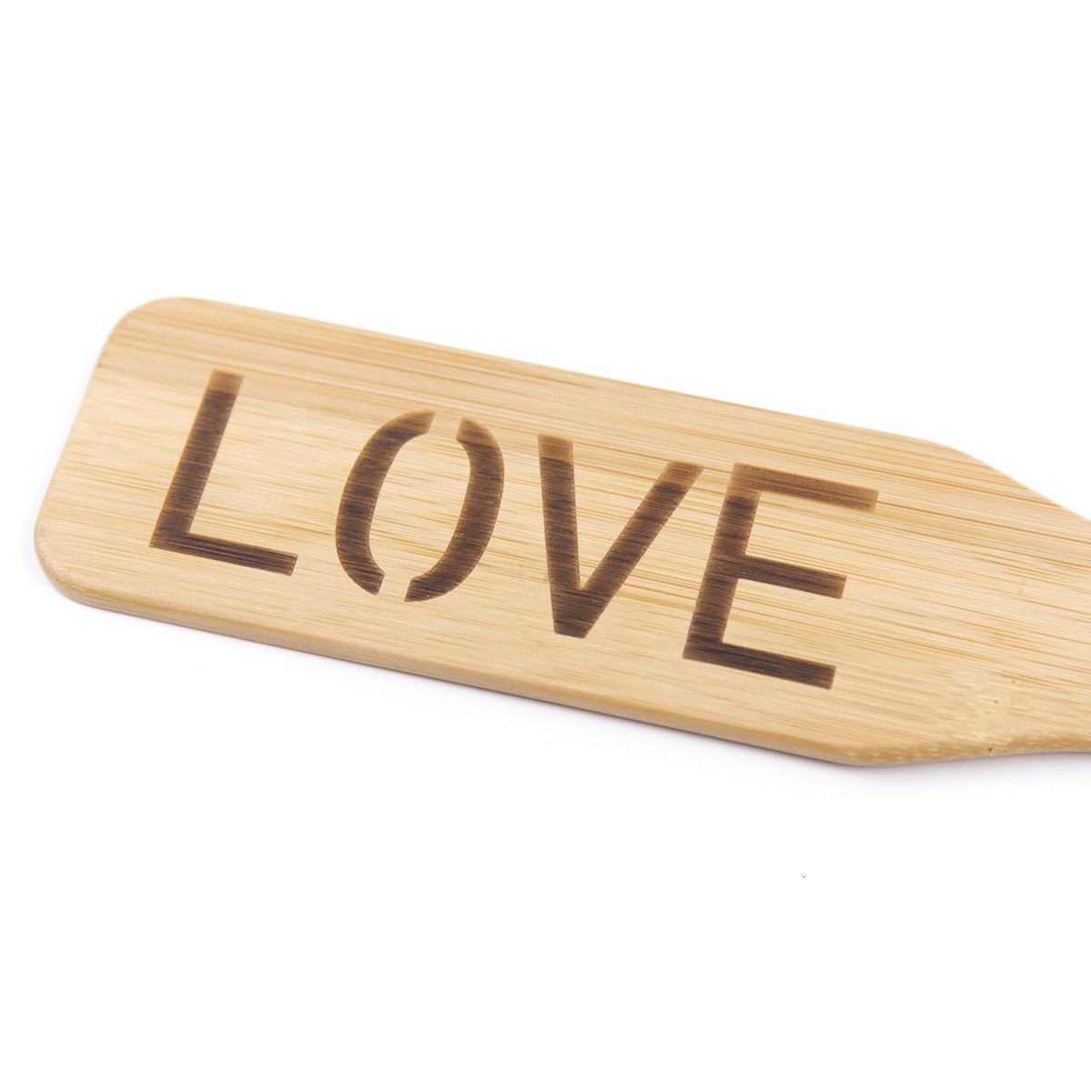 Foreign trade manufacturer SM adult products in stock heart-shaped hand clapper, easy to carry, spanking long strip LOVE bamboo clapper