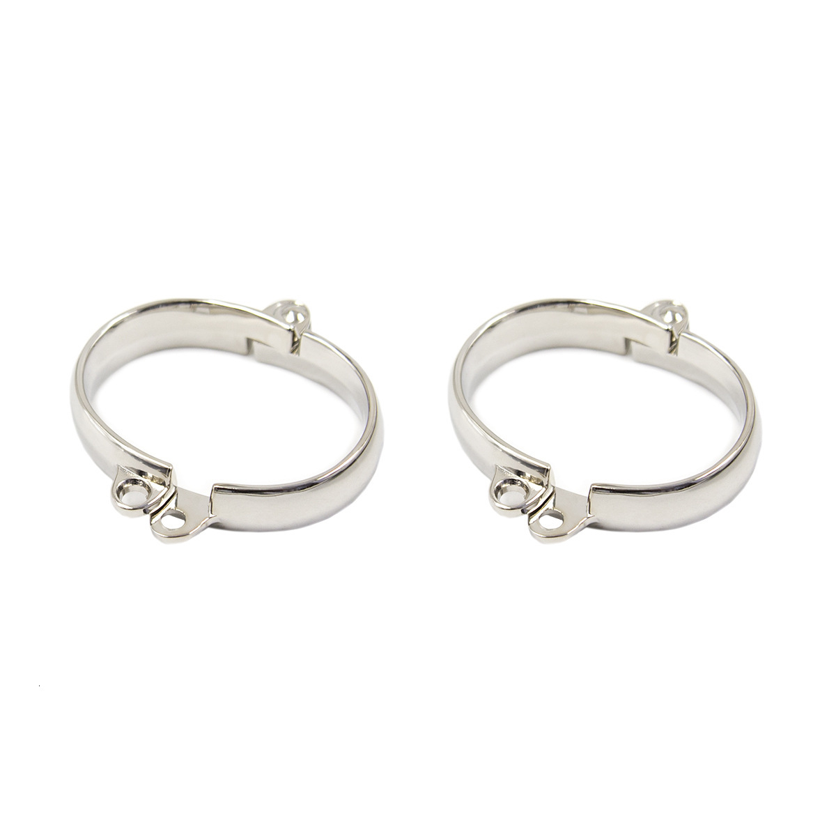 SM adult metal alloy binding strap with copper lock, sex alloy bracelet for women and men, hand and foot restraint