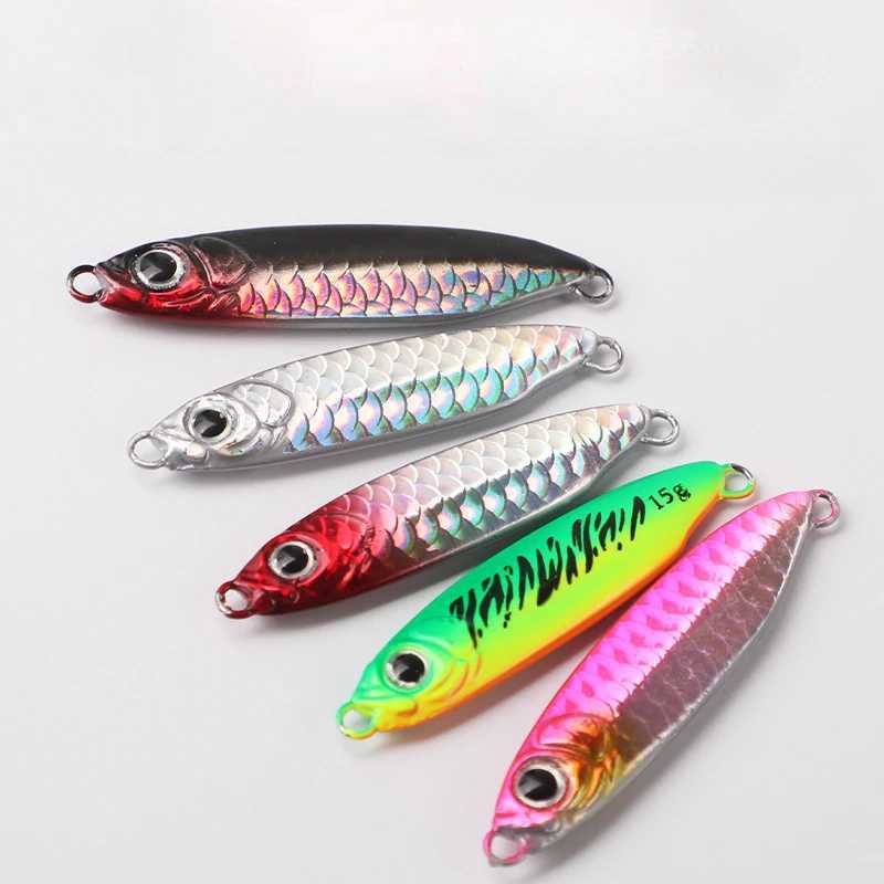 Micro Metal Jig 7g 10g 15g 20g 25g 30g Shore Casting Jigging Lure Shore Casting Saltwater Fishing Lure Bit Artificial BaitXJ241128