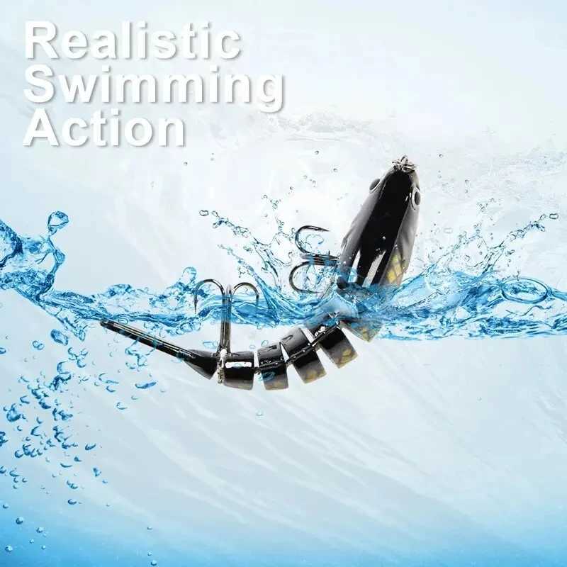 3PCS/Box Fishing Wobbr Lifelike 7 Segment Swimbait Crankbait Hard Bait Slow 10cm/15g Isca Artificial Lures Fishing TackXJ241128