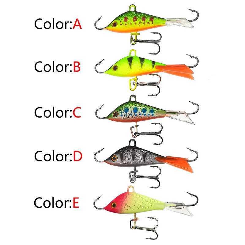 1PCS Quality Winter Ice Jig 5cm 7.5g Fishing Lure VIB Fake Lure Artificial Bait Lrre ncer For Fishing Carp Pike PerchXJ241128