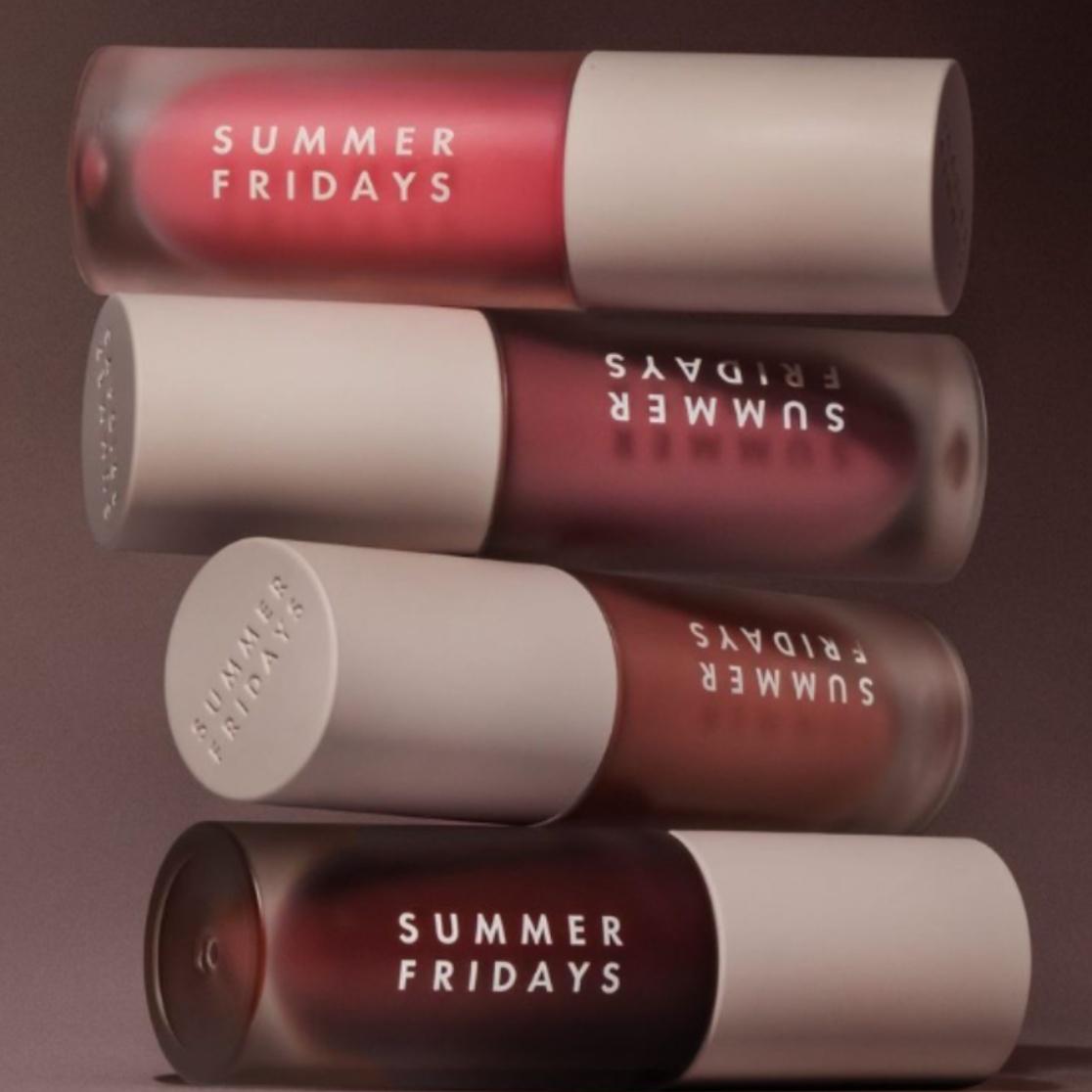 New Wholesale Summer Fridays Dream Oil Pink Cloud 45g Lipgloss Liquid Lipstick Moisturize Smooth Makeup Lips Glaze Butter Lip Balm Dreams 4 Color CL25