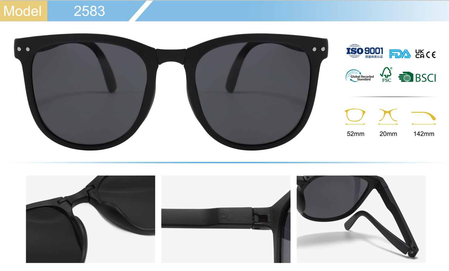 Fashion Designer Sunglasses for Women Mens Glasses Brand Design Sun Square Genuine Buffalo Horn Glasses Man Vintage Eyeglasses Rimless wholesale