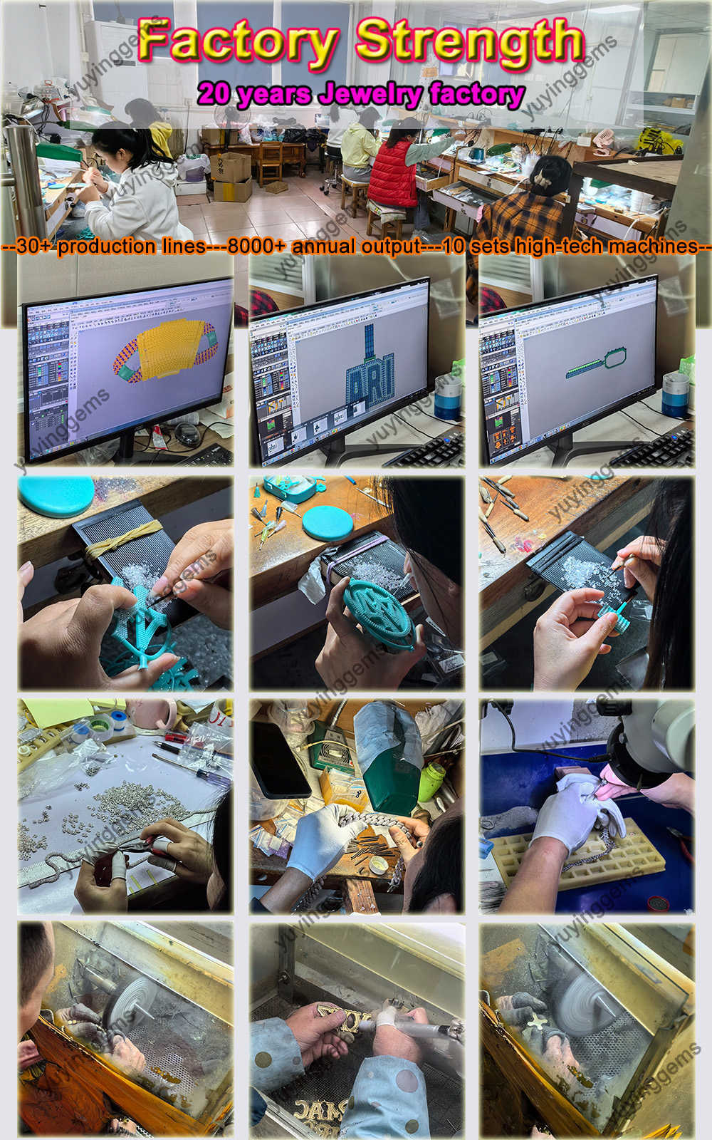 Fashion Large 8mm Moissanite Cluster Tennis Chain Jewelry VVS Moissanite Tennis Link Chain S925 Silver Chain Hip Hop Necklace