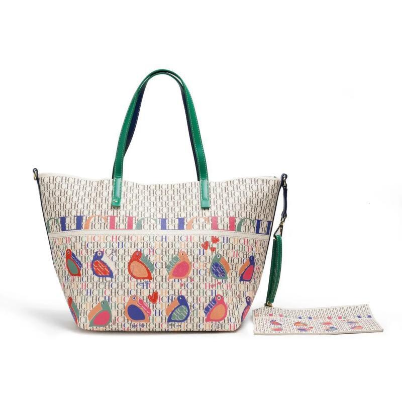 Ladies Large Capacity Handbag Simple Chain Bag Fashion PVC Material Design Business Banquet Brand