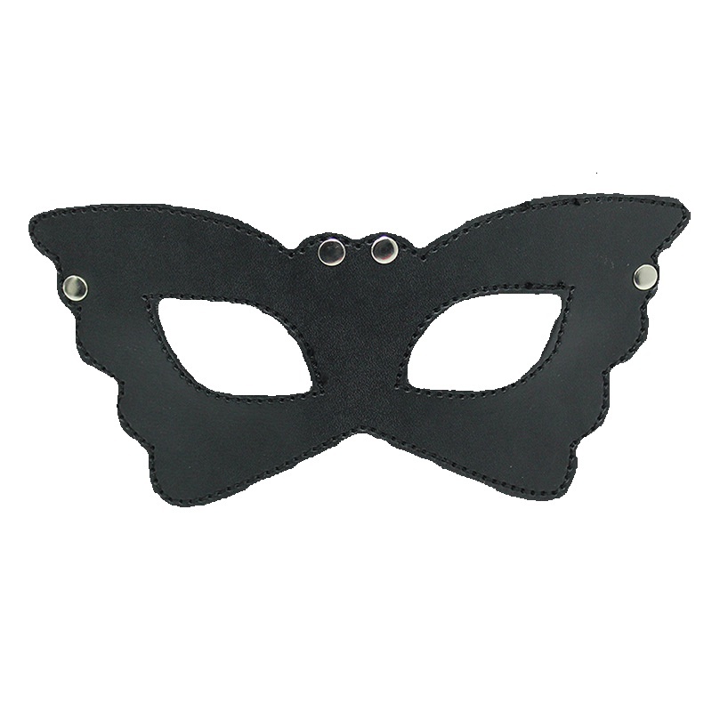 Foreign trade factory SM sex toys dance performance face mask, leather eye mask, alternative shading female butterfly eye accessories