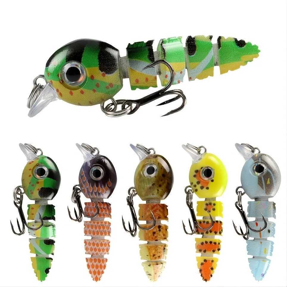 Multi Jointed Swimbait 5.5cm/4g Fishing Lures Crankbait Lifelike Hard Fish Baits Small Fishing Lure Set Wobbrs TackXJ241128