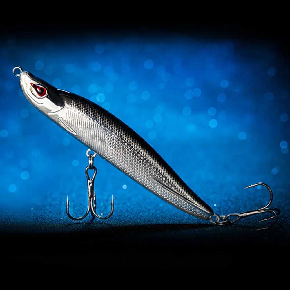 1PCS Sinking Pencil Wobbrs Pike Hard Lures 8cm/9.5cm Fishing Minnow Artificial Baits with Treb Hook Swim Crankbaits TackXJ241128